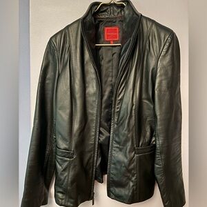 Cole Haan Black Lambskin Coat
